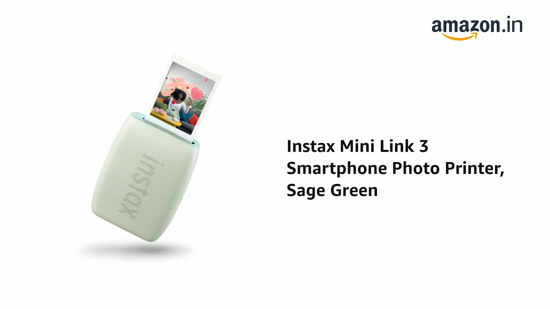 instax mini Link 3 Smartphone Photo Printer, Sage Green : Amazon